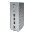 thumbnail image 1 of USB-C 3.0 Hub Docking Station 13 in 1 Desktop Multi-Interface Expansion Dock with 100W PD Charging SD TF Card Reader,1 * Vertical Expander, 1 of 8