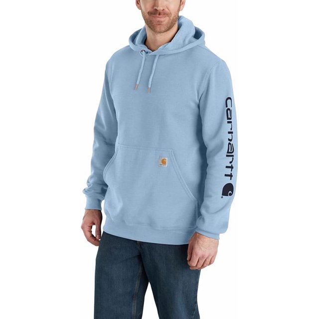 Carhartt Mens Loose Fit Midweight Logo Sleeve Graphic Sweatshirt