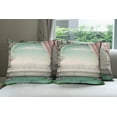 thumbnail image 6 of Ambesonne Vintage Throw Pillow Cover 4 Pack, Royal Balcony Imaginary, 24", Mint Green Rose Coconut, 6 of 7