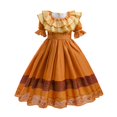 thumbnail image 1 of Encanto – Disfraz, Traje de Cumpleaños, Encanto Disney, Disfraces, Cosplay, Vestidos, Trajes de Carnaval, Luisa zhangyuxiang unisex, 1 of 2