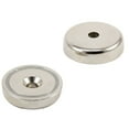 thumbnail image 1 of N42 Neodymium Countersunk Pot Magnet - 48mm dia x 11.5mm thick x 8.5mm hole - 198.45lbs Pull (Pack of 1), 1 of 2