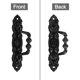 thumbnail image 3 of Vintage Decorative Handles for Cabinets Retro Drawer Ring Pulls Pack of 4, 3 of 11