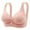 Pink, variant on Ahuyic Summer Womens Bras,Plus Size Bras for Women,Women's Non-steel Lace Stitching Comfortable And Breathable Gathered Adjustable Bra Underwear