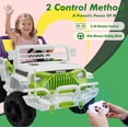 thumbnail image 3 of Okybaby 12V Kids Ride On Truck Car with Remote Control&Four-wheel Suspension, Toddler Electric Ride on Toys with Dual Motor,LED Light/USB/Bluetooth/Bonus Stickers for Kids 2+,Green, 3 of 7
