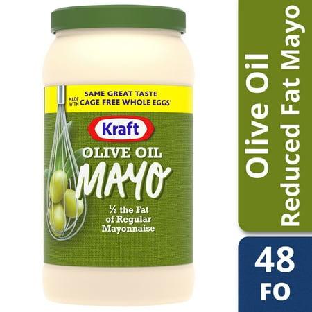 Kraft Mayo Reduced Fat Mayonnaise with Olive Oil, 48 fl oz