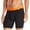 Black/Orange, variant on MyPakage Men's Weekday Boxer Brief (NAVY/TURQUOISE/MANGO, XX-Small)