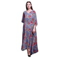 thumbnail image 1 of Bimba Robe Maxi de Plage Longue pour Femmes Kaftan de Plage Couvre-Maillot Bikini, 1 of 5
