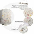 thumbnail image 5 of Country Wildflowers Shower Curtains for Bathroom Waterproof Fabric Bath Curtains Decor Bath Tub Curtain Spring Rustic Vintage Botanical Decorative Shower Curtain Sets with 12 Hooks, 72x72 Inch, 5 of 6