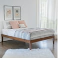 thumbnail image 6 of Powell Plumley 15.75" High Low Profile Platform Bed Frame, Queen, Walnut, 6 of 16