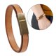 thumbnail image 1 of Brazalete Envolvente Yinane Pulsera para Hombre Marrón Claro 20.5cm, 1 of 8