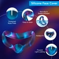 thumbnail image 2 of Baoyemes Silicone Cover Set for Oculus/Meta Quest 2, VR Accessories for Meta Quest 3S, Protective Cover Set Includes Controller Grip Cover, Face Cover, VR Shell Cover (Blue Ripple), 2 of 7