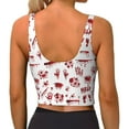 thumbnail image 3 of Lsque Halloween Printed Women'S Sports Bra, Compression, Moisture Wicking, High-Impact Sports Bra For Women,Supportive sports bra-Medium, 3 of 9