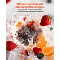 thumbnail image 4 of VEVOR Blender, 68 oz Professional Countertop Blenders with Shield, 2200W 26000RPM Kitchen Food Processor Combo, Self-Cleaning, Speed Adjustable, 6 Preset Menu for Smoothies, Ice Crushing, Puree,White, 4 of 9