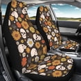 thumbnail image 4 of XYZCANDO 2 pcs Car Front Seat Covers for car Front Seats Car Seat Covers Easy to Install and Clean Durable, Sedan Truck SUV Front Seats Protector, Skulls, 4 of 10
