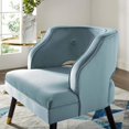 thumbnail image 6 of Modway Traipse Button Tufted Open Back Performance Velvet Armchair EEI-3579-LBU, 6 of 7