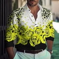 thumbnail image 3 of Camisa de moda para hombre, ropa informal de negocios para hombre, impresión de patrón 3D HD, cómoda, informal, suave, talla grande 5XL, 3 of 5