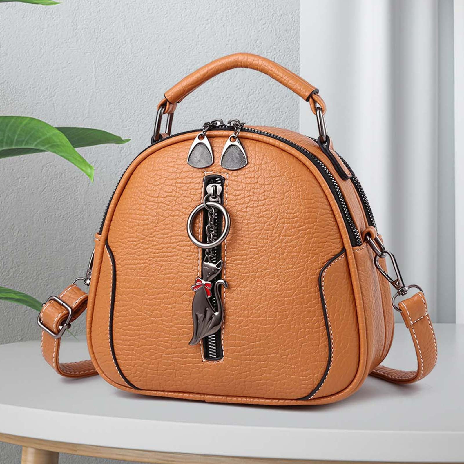 Modisza Small Top Handle Purse for Women Crossbody Satchel Handbag Barrel Bag Travel Shoulder Tote