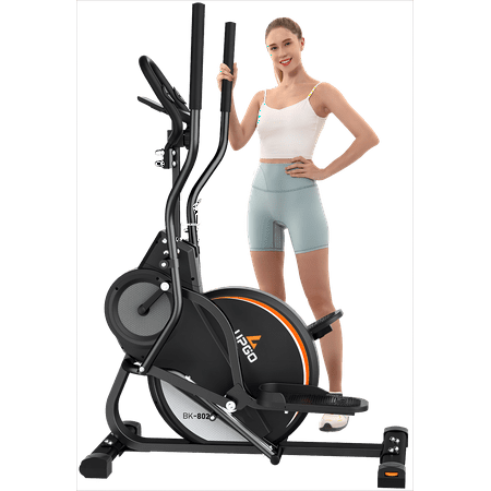 UPGO Pro Cardio Climber Stepping Elliptical Machine, 3 in 1 Elliptical, Total Body Fitness Cross Trainer with Hyper-Quiet Magnetic Drive System