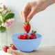 thumbnail image 3 of FloHua Microwave & Dishwasher Safe Wheat Straw Fiber Bowls - Eco-Friendly & Durable, Perfect for Cereal, Snacks & Soup, 12x6cm, Set of 1, 3 of 5