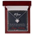 thumbnail image 4 of To My Mom Birthday Message To the Moon and Back Infinity Knot Necklace Message Card, 4 of 17
