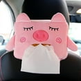 thumbnail image 1 of Car Tissue Paper Box, Cute Cartoon Tissue Box Napkin Paper Storage Organizer Holder Multifunctional Hanging Car Tissue Box, 1 of 4
