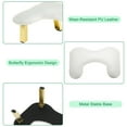 thumbnail image 5 of Unique Bargains Arm Rest for Nails Tech Butterfly Shaped Nail Arm Rest Manicure Hand Rest with Folding Brackets Hand Rest for Nails Tech with Stable Base Nail Hand Rest White, 5 of 7