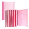 thumbnail image 7 of Cute Binder Document Organizer Binder Folder for Important Documents Binder Organizer with Labels Pink Thin 1cm, 7 of 7