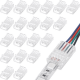 thumbnail image 1 of Conectores para tiras de luces LED 20 conectores adaptadores LED a prueba de agua Conectores para tiras de luces LED sin soldadura 4 pines 10 mm, 1 of 6