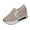 Yellow, variant on IEMIEMIEM Womens Floral Embroidery Sneakers 2026 Breathable Sheer Mesh Non Slip Slip On Loafers with Arch Support Platform Wedge Walking Work Shoes 10 Wide Yellow