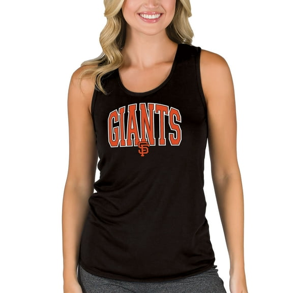 Women's Concepts Sport Black San Francisco Giants Marathon Racerback Tank Top