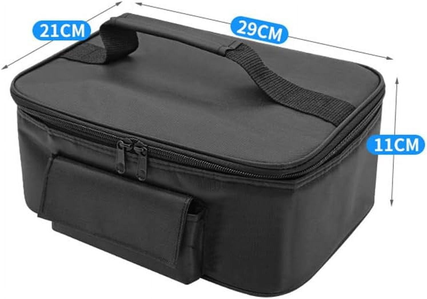 12V Car Cooler Bag, Electric Picnic Lunch Bag Cooler Bag Foldable Cooler Bag for Carrying Picnic Food - 29cmx21cmx11cm