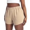 thumbnail image 4 of Gocolloa Plus Size Shorts Women Summer Casual High Waisted Loose Lounge Workout Running Sweat Shorts Apricot 1X, 4 of 5