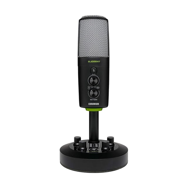 Micrófono USB de condensador MACKIE CHROMIUM negro