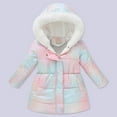 thumbnail image 2 of Povozer Girl's Winter Parka Coat Long Waterproof Warm Fleece Puffer Jacket(Multicolour,5-6Y), 2 of 6
