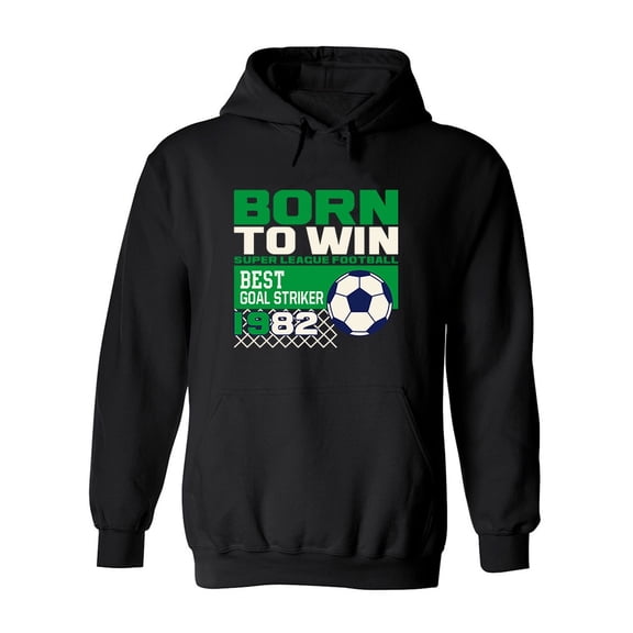 Born To Win 82' Hoodie Men -Image by Shutterstock, Male x-Large