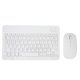 thumbnail image 5 of Tablet Spanish Keyboard and Mouse Ultra Slim Sensitive Operation Bluetooth Keyboard Mouse Combo for Cell Phones PC White, 5 of 10