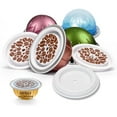 thumbnail image 1 of Tapas reutilizables para cápsulas recargables Nespresso Vertuo Sweetdeer, 6 unidades, 1 of 6