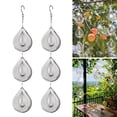 thumbnail image 3 of Dserhfy 3D Waterdrop Wind Spinner Bird Scare Decoration Outdoor Garden Yard Farm Hanging Metal Wind Chime Bird Deterrent Device Ornament, 3 of 7