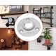 thumbnail image 3 of Threaded Floor Flange, 1/2 Inch, Pipe Fittings Wall Floor Flange, Aluminum Alloy Flange,10pcs, 3 of 5