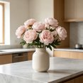 thumbnail image 4 of Springs Flowers Artificial Silk Peony Bouquets Wedding Home Decoration,Pack of 1 (Spring Light Pink), 4 of 6