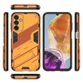 thumbnail image 5 of Compatible For Samsung Galaxy M15 5G Case PC+TPU Drop-proof Phone Cover with Folding Kickstand Orange, 5 of 5