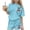 Blue, variant on Zynoxe Girls and Boys 2-Piece Outfit Sets Casual Round Neck Short Sleeve 4th of July Tops and Shorts Soft Breathable Loose Summer Outfits White 3 Years