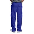 thumbnail image 3 of Evdexr Cargo Sweatpants Mens Wide Leg Baggy Drawstring Pants 2026 Running Athletic Breathable Sweats Lightweight Loose Fit Casual Trousers with Pockets M, 3 of 4