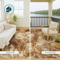 thumbnail image 4 of Addison Rugs Chantille Indoor/Outdoor Transitional Floral Paprika Machine Washable Runner Rug, 2'3" x 7'6", 4 of 8