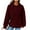 Wine winter tops, variant on Holiday Usmixi Womens Sweatshirt Winter Pullover Hoodies for Women Casual Solid Loose Drawstring Hooded Sweatshirt Long Sleeve Soft Knitted Sweater Tops with Pocket Big Saving