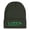 Army Green, variant on St. Patrick's "LUCKY CHARM" Four-Leaf Clover Embroidered Acrylic Knit Beanie, Soft Stretchy Daily Unisex Warm Hat, Perfect Holiday Gift for Men & Women