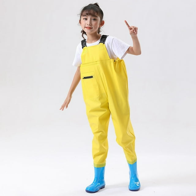 Pêcheurs pour Enfants, Équipement de Plein Air et de Pêche avec Bottes Attachées