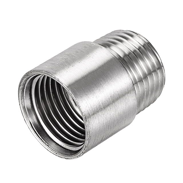 Unique Bargains Shower Head Extension Arm Stainless Steel Male to Female Thread Pipe Fitting 30mm