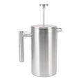 thumbnail image 1 of Double Wall Insulated Coffee Press, Metal French Press Coffee Maker 1L Sturdy Structure Stainless Steel Lightweight Rust Proof with Filter for Camping, 1 of 7