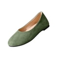 thumbnail image 2 of Flat Shoes for Women 2026 Casual Pointed Toe Slip On Ballet Flats Ballerina Womens Casual Shoes Comfortable Walking Shoes Slip On Shoes Women Business Soft Walking Shoes Comfort Dressy Flats Green 38, 2 of 7